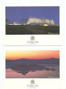 POSTCARDS - Windsor Hotel, Lake Toya, Hokkaido, Japan 2 cards, Unused