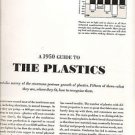 A 1950s GUIDE TO THE PLASTICS