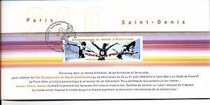 FRANCE - FDC souvenir folder - World Athletics Championship 2003 Scott 2970