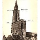 Postcard - Strasbourg Cathedral FRANCE 2 cards