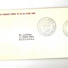 COVER - UK GB EVENT CANCEL - DANISH WEEK LINCOLN, 1964