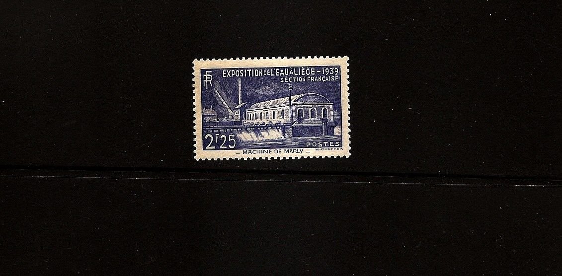 FRANCE Yvert 430 Scott 388 Water Conference 1939 MLH