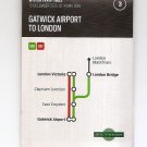 SOUTHERN RAILWAYS UK England Gatwick Airport to London Winter 2016 Timetable
