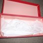 KELLY & KATIE Shoe Gift Box - RED - EMPTY BOX - size 12 1/2 x 5 1/8 x 4