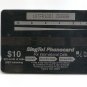SINGAPORE Telephone card $10 SingTel International - Bunny Rabbit USED NO VALUE