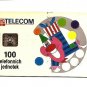 CZECH PHONECARD - SPT Telecom - Clown 100 Units  - USED / NO AIRTIME