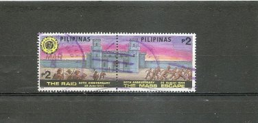 PHILIPPINES World War 2 Mass POW Escape 1994  Scott 2335 a-b - pair