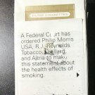 EMPTY CIGARETTE BOX -- EMPTY PACK -- USA MARLBORO Gold Pack - Court-ordered statement