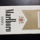 EMPTY Cigarette Box Collectible USA MARLBORO GOLD 100s - Virginia tax stamp