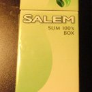 EMPTY Cigarette Box collectible USA SALEM SLIM 100s Maryland Tax Label EMPTY