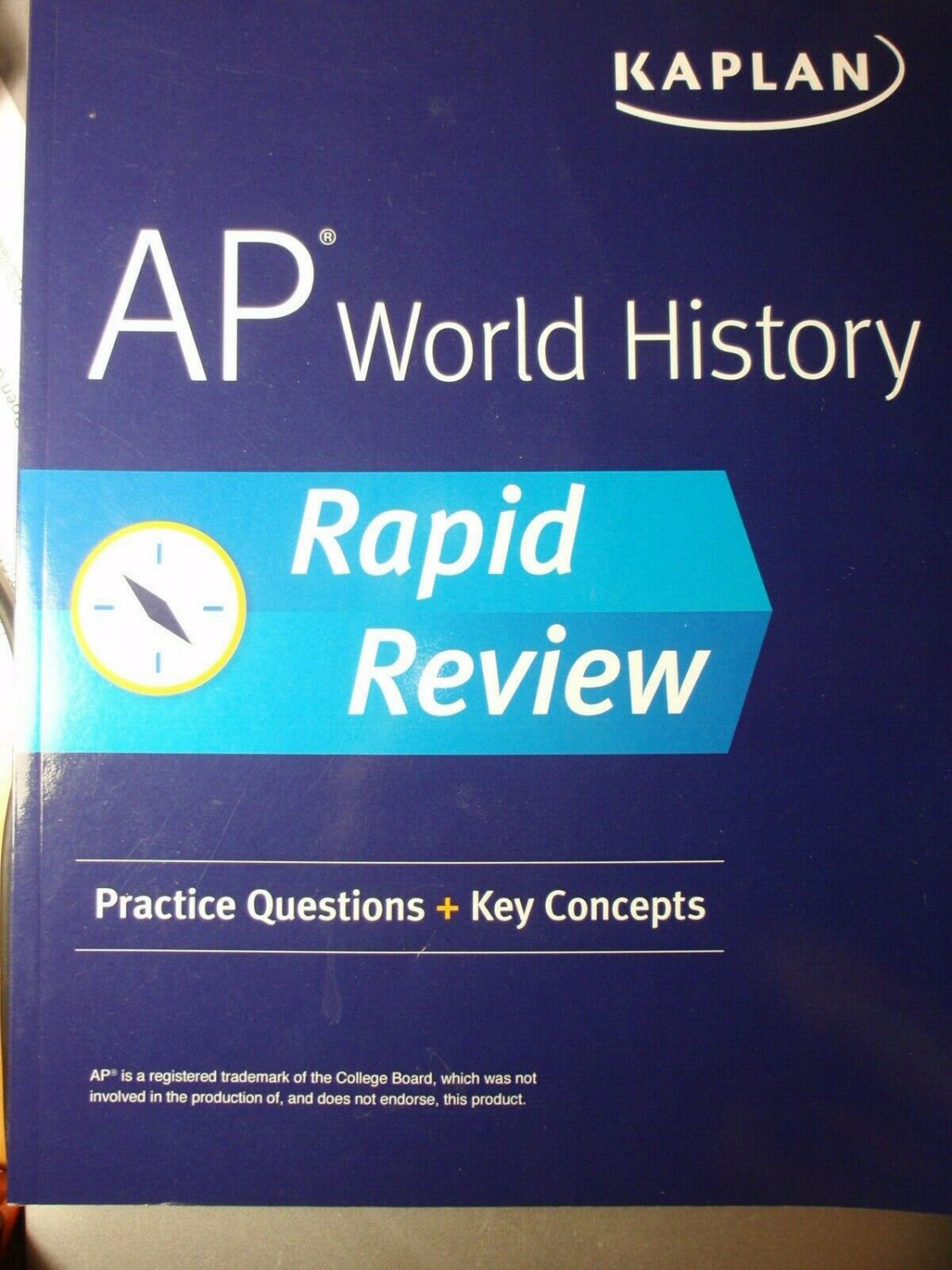 Kaplan AP WORLD HISTORY Rapid Review - Pristine