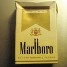 EMPTY Cigarette Box collectible MARLBORO Gold Virginia tax label stamp - EMPTY