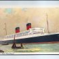 Steamship RMS Mauretania (1938) Advertising Postcard 1950 Mint