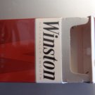 EMPTY Cigarette Box Collectible  USA - WINSTON Red  - Virginia Tax label - EMPTY