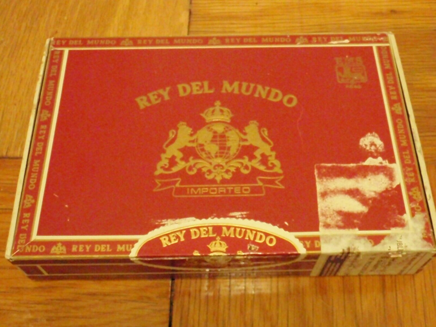 REY DEL MUNDO Vintage CIGAR BOX - EMPTY