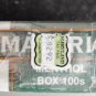 EMPTY Cigarette Box Collectible MAVERICK 100s - Maryland tax label EMPTY