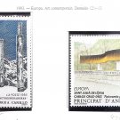 ANDORRA (FRENCH) - Art 1993 Set of 2 - Scott 425-26 Yvert 430-431  MNH