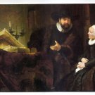 POSTCARD - The Preacher Anslo - Rembrandt - Pristine