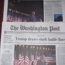 TRUMP DRAWS STARK BATTLE LINES - Aug 28 2000 - Washington Post New York Times