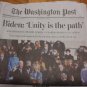 BIDEN HARRIS INAUGURATION Jan 21 2021 - WASHINGTON POST Front + Special sections