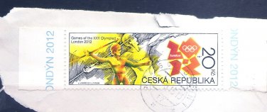 CZECH REPUBLIC London 2012 Olympics  Scott 3543 Used on Piece