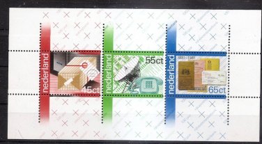 NETHERLANDS Anniversaries 1981 S/S  Scott 611a Michel Block 22