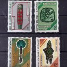 NEW CALEDONIA Artifacts from Noumea Museum 1972-3 Scott 397-400 Yvert 381-84 MLH