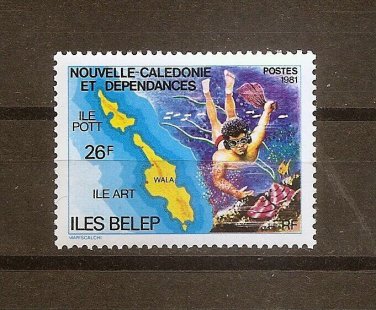 NEW CALEDONIA Belep Island  - Scott 462 Yvert 445