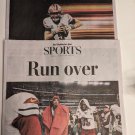 "RUN OVER" EAGLES DEFEAT COMMANDERS NFL Washington Post Sports Jan 26-27, 2025
