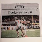 OHIO STATE "BUCKEYES HAVE IT" Football - Washington Post Sports January 21, 2025
