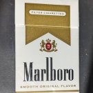 EMPTY Cigarette Box Collectible MARLBORO Original GOLD BOX Excellent Condition