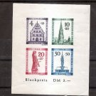 GERMANY BADEN French Occupation Souvenir Sheet Scott 5NB8b Michel Block 1B MNH