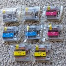 8PK Ink LC203BK LC203C LC203M LC203Y XL Compatible for Brother printers