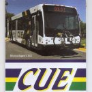 CITY OF FAIRFAX VIRGINIA USA "CUE" Bus Transit Guide 8-2022