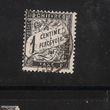 FRANCE Postage Due Timbre Taxe Scott J11 Yvert 10 Fine Used