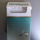 EMPTY Cigarette Box collectible NEWPORT Menthol Gold Virginia Tax Label - EMPTY