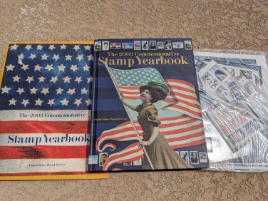 2003 USPS Annual Yearbook of US Commemorative Postage Stamps - w/ Stamps Sealed