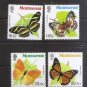 MONTSERRAT Butterflies 1981 Set of 4 Scott 441-44 SG 486-89MNH