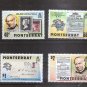 MONTSERRAT Penny Black 150th Anniversary 1979 Set of 4 + Souvenir Sheet MNH