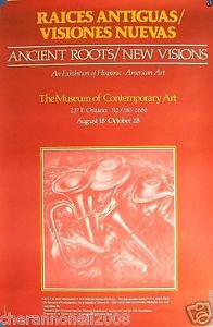 Signed POSTER by Alejandro Romero MUSEUM OF CONTEMPORARY ART