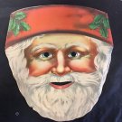 SANTA CLAUS PAPER MASK Vintage Victorian Type DIE-CUT Eyes Nose Mouth 1880-1900