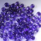 Amethyst loose Stone 1 Pieces 5 x 5 mm Round Purple cabochon Gemstone