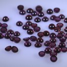 Garnet loose Stone 1 Pieces 3 x 3 mm Round Red cabochon Gemstone