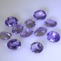 Amethyst loose Stone 1 Pieces 8 x 10 mm Oval Purple faceted Gemstone