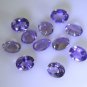 Amethyst loose Stone 1 Pieces 8 x 10 mm Oval Purple faceted Gemstone