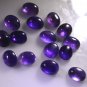 Amethyst loose Stone 1 Pieces 8 x 10 mm Oval Purple cabochon Gemstone