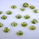 peridote loose Stone 1 Pieces 5 x 5 mm Round Green cabochon Gemstone