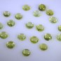 peridote loose Stone 1 Pieces 5 x 5 mm Round Green cabochon Gemstone