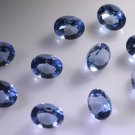 synthetic cubic zirconia Tanzanite cz loose Stone 1 Pieces 8 x 10 mm Oval Blue