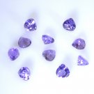 Amethyst loose Stone 1 Pieces 6 x 6 mm Heart Purple faceted Gemstone